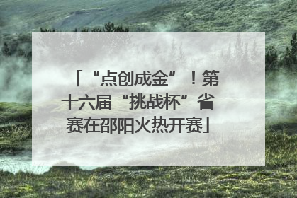 “点创成金”！第十六届“挑战杯”省赛在邵阳火热开赛