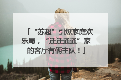 “苏超”引爆家庭欢乐局，“迁迁通通”家的客厅有俩主队！
