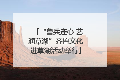 “鲁兵连心 艺润草湖”齐鲁文化进草湖活动举行