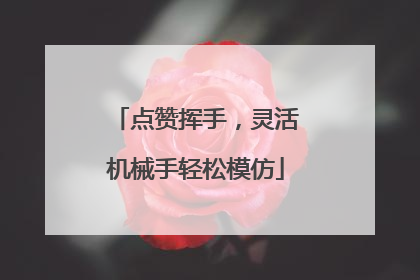 点赞挥手，灵活机械手轻松模仿