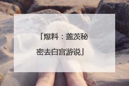 爆料：盖茨秘密去白宫游说