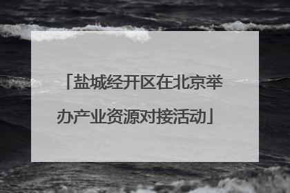 盐城经开区在北京举办产业资源对接活动