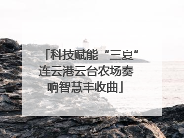科技赋能“三夏” 连云港云台农场奏响智慧丰收曲