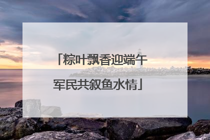 粽叶飘香迎端午 军民共叙鱼水情