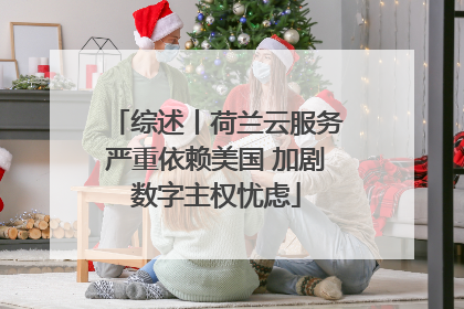 综述丨荷兰云服务严重依赖美国 加剧数字主权忧虑