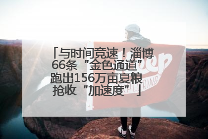 与时间竞速！淄博66条“金色通道”跑出156万亩夏粮抢收“加速度”