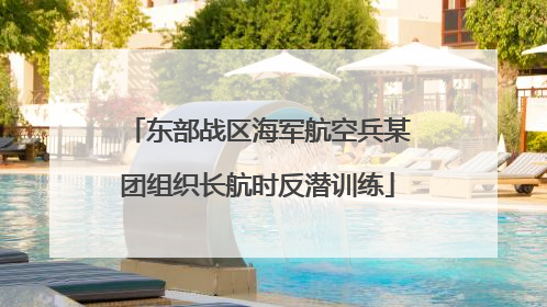 东部战区海军航空兵某团组织长航时反潜训练