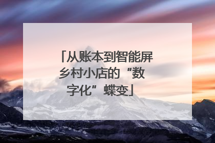 从账本到智能屏 乡村小店的“数字化”蝶变