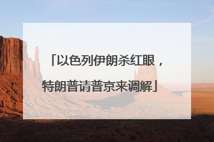 以色列伊朗杀红眼，特朗普请普京来调解