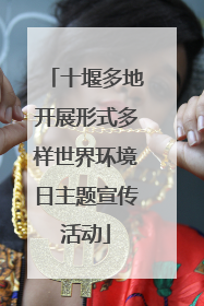 十堰多地开展形式多样世界环境日主题宣传活动