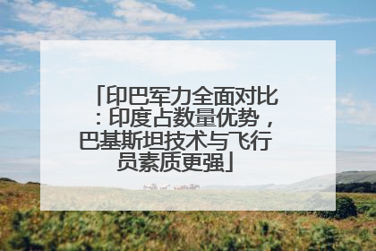 印巴军力全面对比：印度占数量优势，巴基斯坦技术与飞行员素质更强