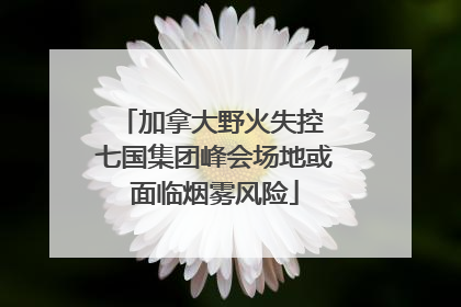 加拿大野火失控 七国集团峰会场地或面临烟雾风险