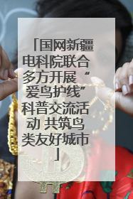 国网新疆电科院联合多方开展“爱鸟护线”科普交流活动 共筑鸟类友好城市