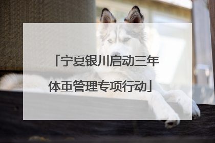 宁夏银川启动三年体重管理专项行动