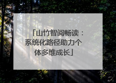 山竹智阅畅读：系统化路径助力个体多维成长