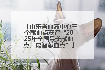 山东省血液中心三个献血点获评“2025年全国最美献血点、最智献血点”