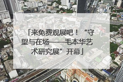 来免费观展吧！“守望与在场——毛本华艺术研究展”开幕