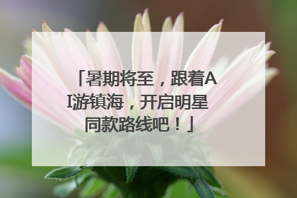暑期将至，跟着AI游镇海，开启明星同款路线吧！