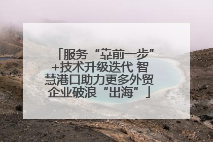 服务“靠前一步”+技术升级迭代 智慧港口助力更多外贸企业破浪“出海”