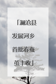澜沧县发展河乡首批春蚕茧丰收