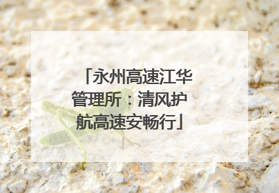 永州高速江华管理所：清风护航高速安畅行