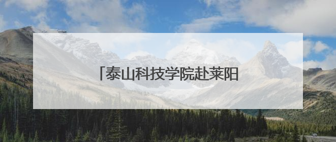 泰山科技学院赴莱阳开展暑期“三下乡”社会实践公益志愿活动