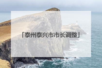 泰州泰兴市市长调整