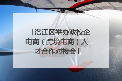洛江区举办政校企电商（跨境电商）人才合作对接会