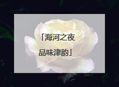 海河之夜 品味津韵