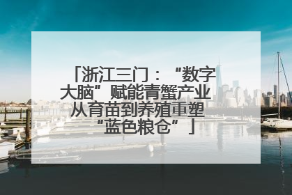 浙江三门：“数字大脑”赋能青蟹产业 从育苗到养殖重塑“蓝色粮仓”