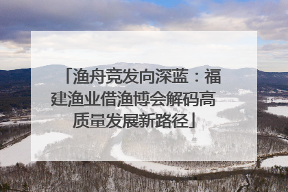 渔舟竞发向深蓝：福建渔业借渔博会解码高质量发展新路径