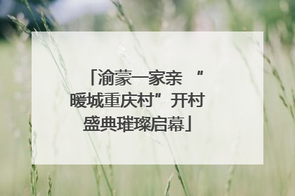 渝蒙一家亲 “暖城重庆村”开村盛典璀璨启幕