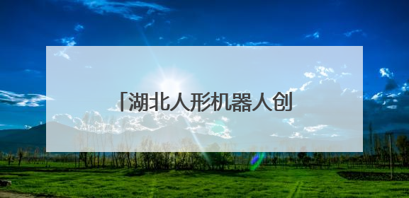 湖北人形机器人创新中心正式揭牌