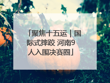 聚焦十五运｜国际式摔跤 河南9人入围决赛圈