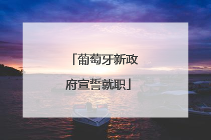 葡萄牙新政府宣誓就职