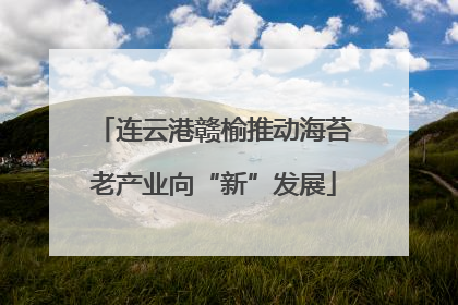 连云港赣榆推动海苔老产业向“新”发展