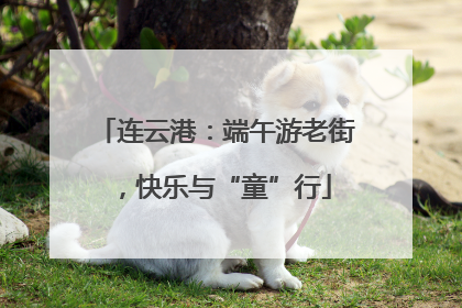 连云港：端午游老街，快乐与“童”行