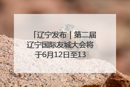 辽宁发布｜第二届辽宁国际友城大会将于6月12日至13日在沈阳举办