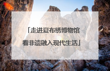 走进夏布绣博物馆 看非遗融入现代生活