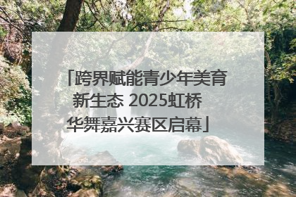 跨界赋能青少年美育新生态 2025虹桥华舞嘉兴赛区启幕