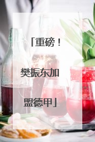 重磅！樊振东加盟德甲