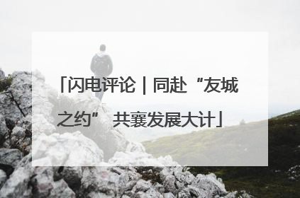 闪电评论｜同赴“友城之约” 共襄发展大计