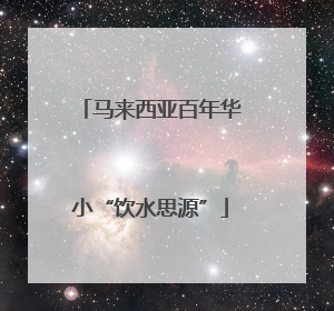 马来西亚百年华小“饮水思源”