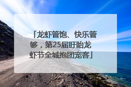 龙虾管饱、快乐管够，第25届盱眙龙虾节全城抱团宠客