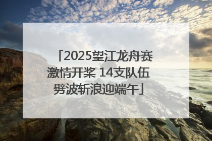 2025望江龙舟赛激情开桨 14支队伍劈波斩浪迎端午
