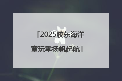 2025胶东海洋童玩季扬帆起航