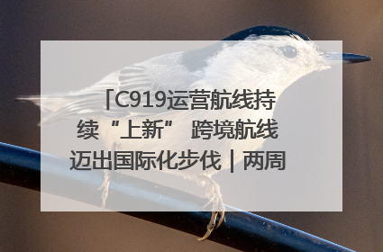 C919运营航线持续“上新” 跨境航线迈出国际化步伐｜两周年“成绩单”梳理↓