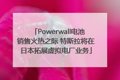 Powerwall电池销售火热之际 特斯拉将在日本拓展虚拟电厂业务