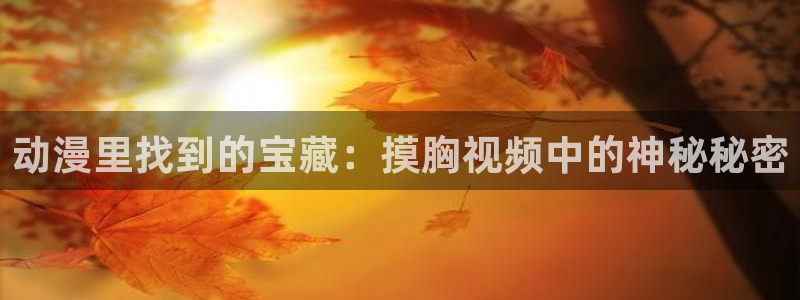 2020年一月动漫里番：动漫里找到的宝藏：摸胸视频中的神秘秘密