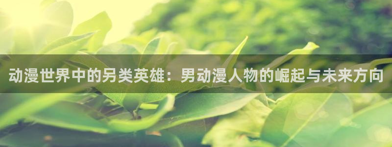 动漫里番 在线：动漫世界中的另类英雄：男动漫人物的崛起与未来方向